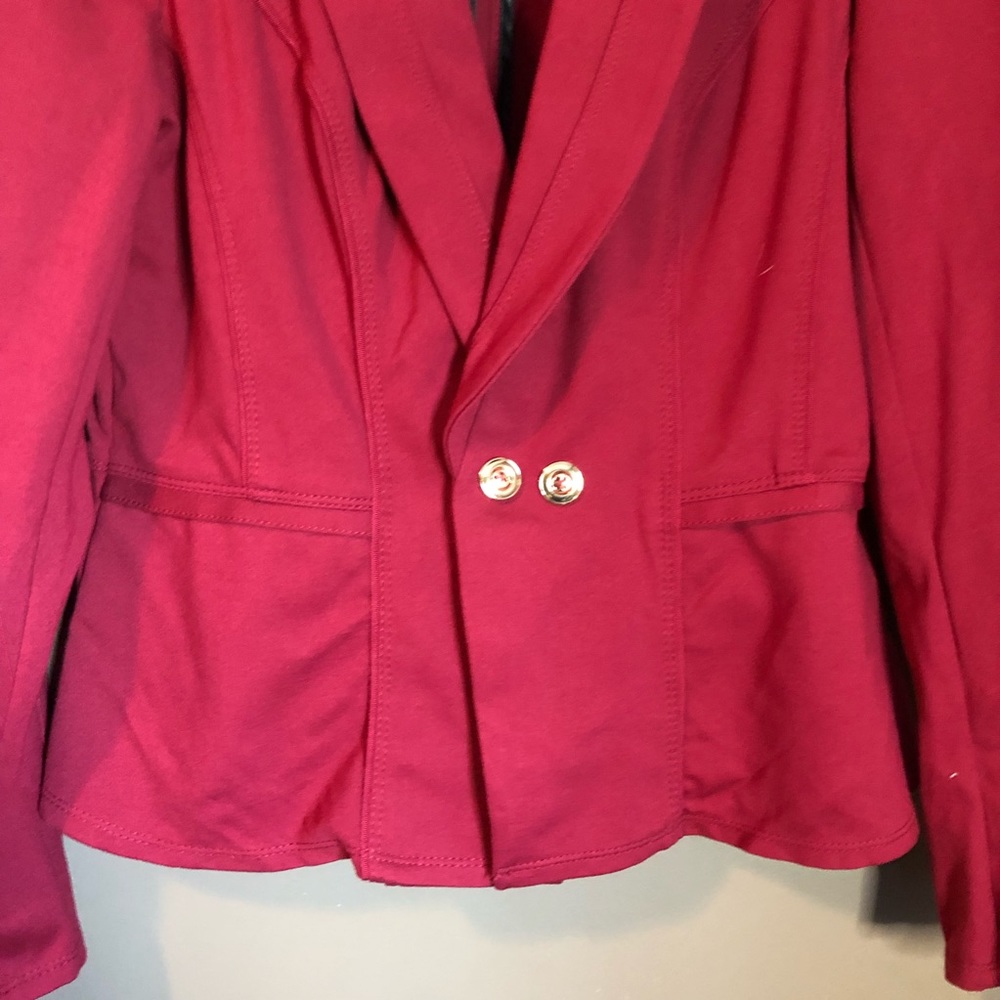 White House/Black Market Women's Red Blazer - Picture 5 of 14